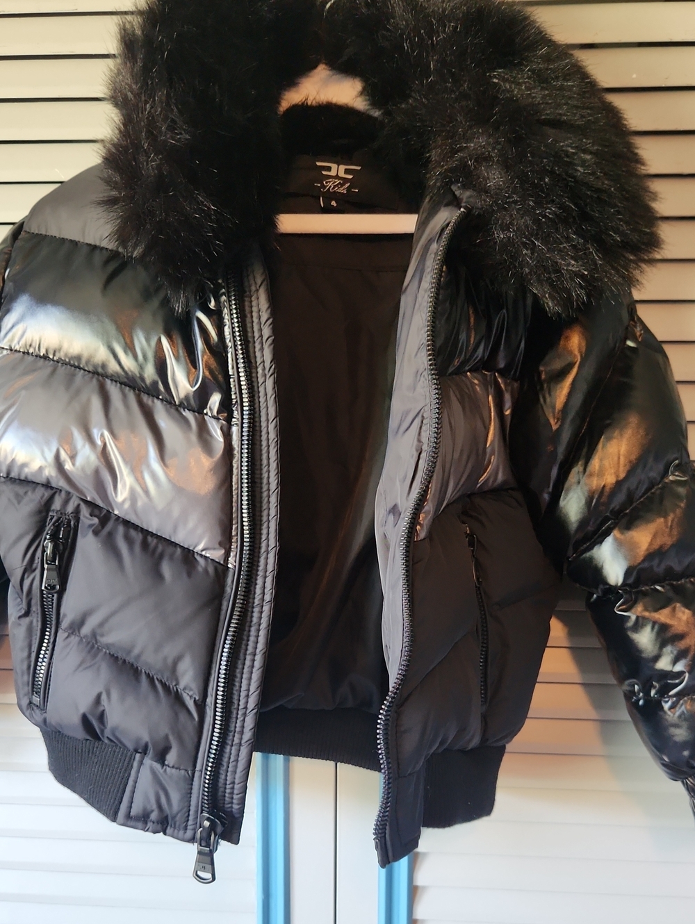 Jordan Craig Kids Black Puffer Coat Faux Fur Collar - Picture 11 of 13
